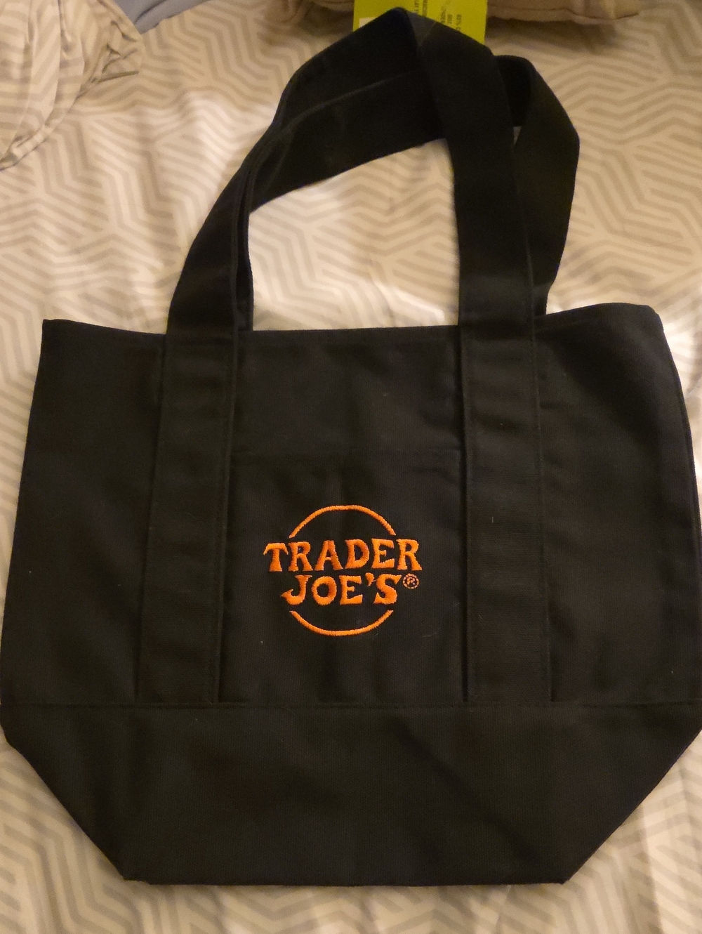 Trader Joe's Trick-or-Treat Mini Canvas Tote Bag New